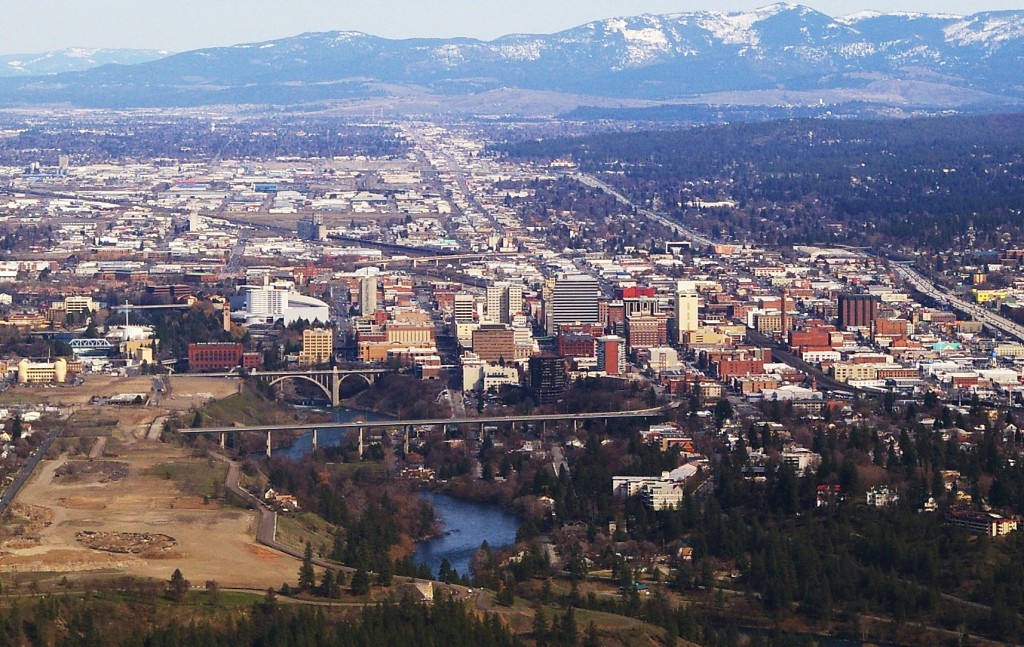 spokane-washington-downtown-aerial-view.jpg | Cain's Mobility Washington